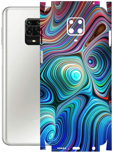 Image of AtOdds - Full Body Back Screen Guard Protector Film - Lamination Wrap Skin Sticker Compatible with REDMI Note 9 PRO MAX | Scratchproof Matte Finish (Water Paint)