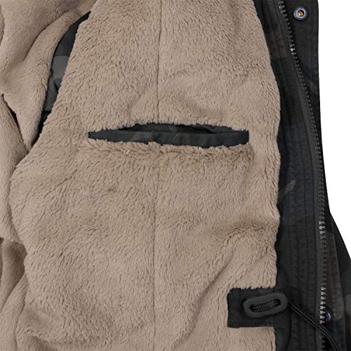 bw-online-shop Winterparka Fishtail mit Futter darkcamo - 4XL