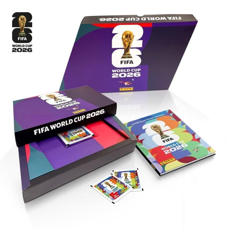 Box Luva Premium Copa do Mundo FIFA 2026 Panini — Edição de Colecionador