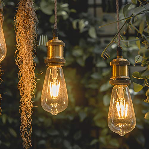 DiCUNO 5 Metri di cavo tessile in lino vintage