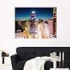 Madrid in the night Poster by Matteo Colombo 130 x 100 cm Wall art Wall decor #3