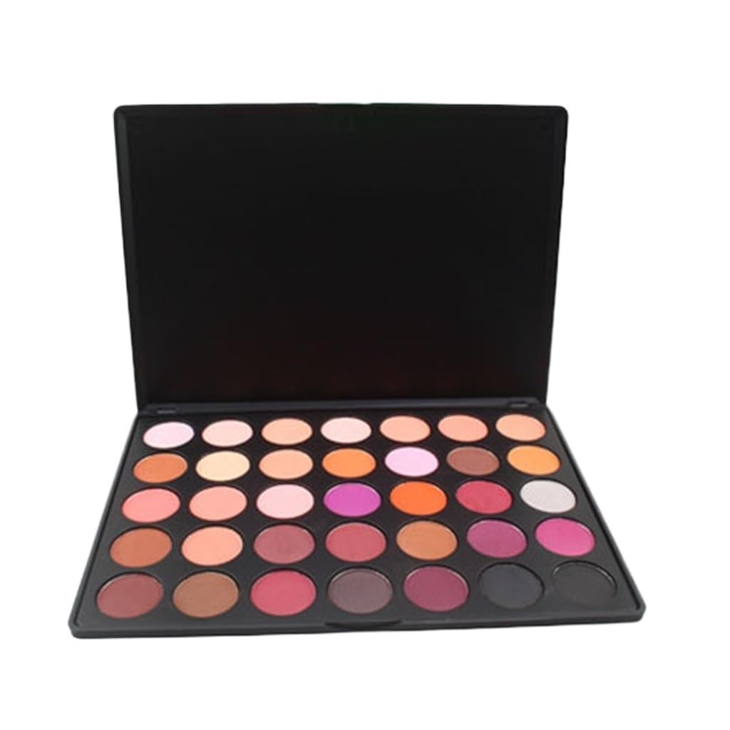 Placa de sombra ojos mate nacarado 35 colores maquillaje