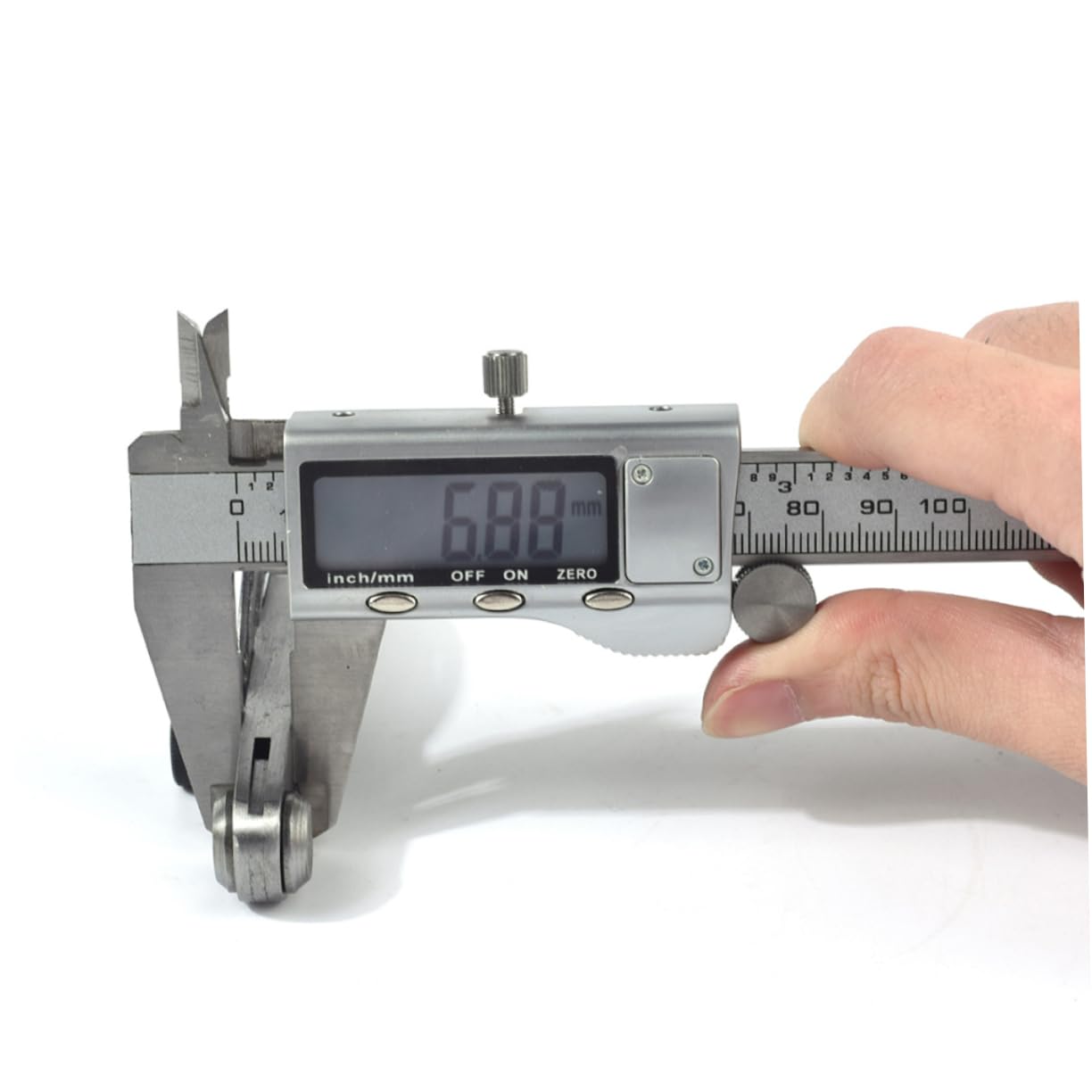 ULDIGI Leather Tool Adjustable Wing Divider Precision Wing Divider Compas Spacing Rotary Tool Leather Gauge Ruler Leather Divider Gauge Leather Scratch Gauge Silver