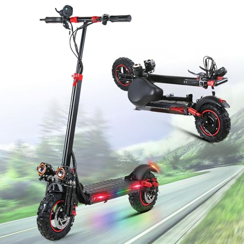 Tigoten Electric Scooter Adults with Seat - 1200W Motor, 37 Mile Long Range,...