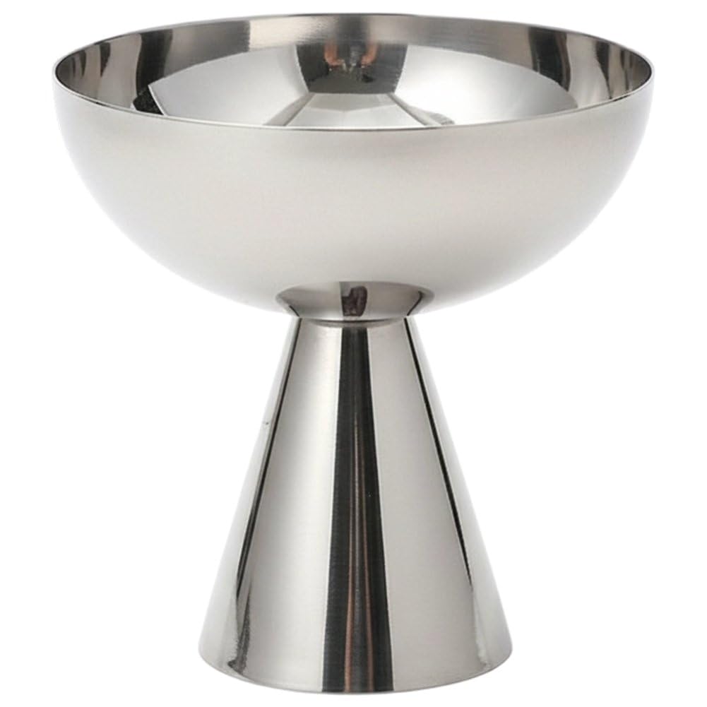 Sslvya Stainless Steel Ice Cream Bowl Reusable Dessert Serving Cups for Yogurt Snack Candy Sauce Salad Fruit Pudding