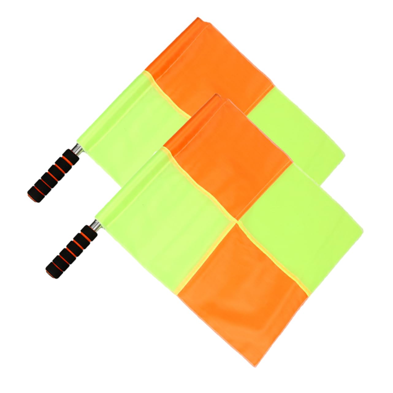 BESTonZON 3 Set Bandiere Da Giudice Per Sport Da Bandiere Per Calcio E Hockey Ergonomico E Resistente Visibilità Per Allenamenti E Partite 2 Pezzi*3