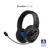 Vista 1 de PDP AIRLITE PRO Wireless Power Stereo Gaming Headset with Noise Cancelling Microphone Compatible with PS5PS4PS3 ConsolePC Windows 10, Comfortable