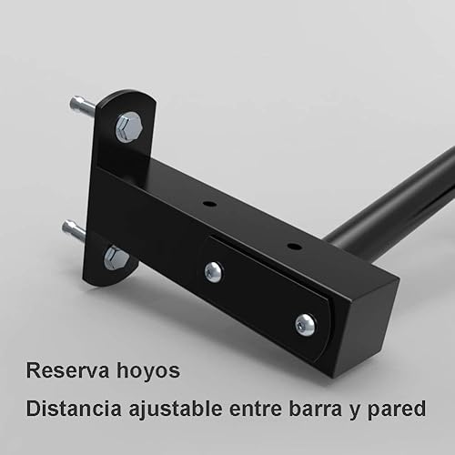 Miniatura 6 de Barras de dominadas para montar en la pared, marco de puerta, equipo de fitness adecuado para espalda de brazo y cintura, rodamiento de 440.9 lbs, 3