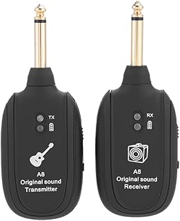 Transmissor de guitarra transmissor sem fio e receptor de guitarra