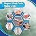HAPAD LW3 Pad Heel Medial/Lateral Wool Felt Med 3 Pr Part# LW3, Inc Qty of 1 Pair