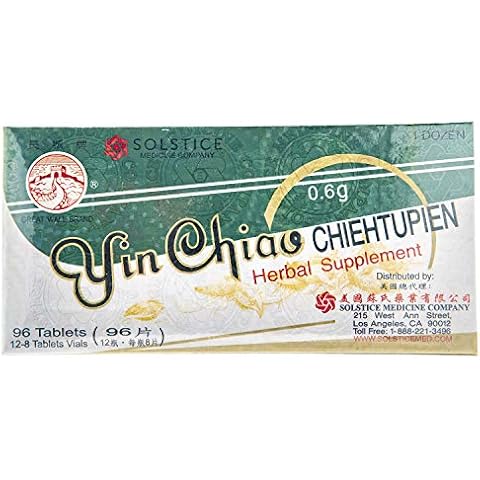 Solstice Medicine Company Yinchiao Chieh Tu Pien Cold 96 Tablets, 0.02 Pound Cover