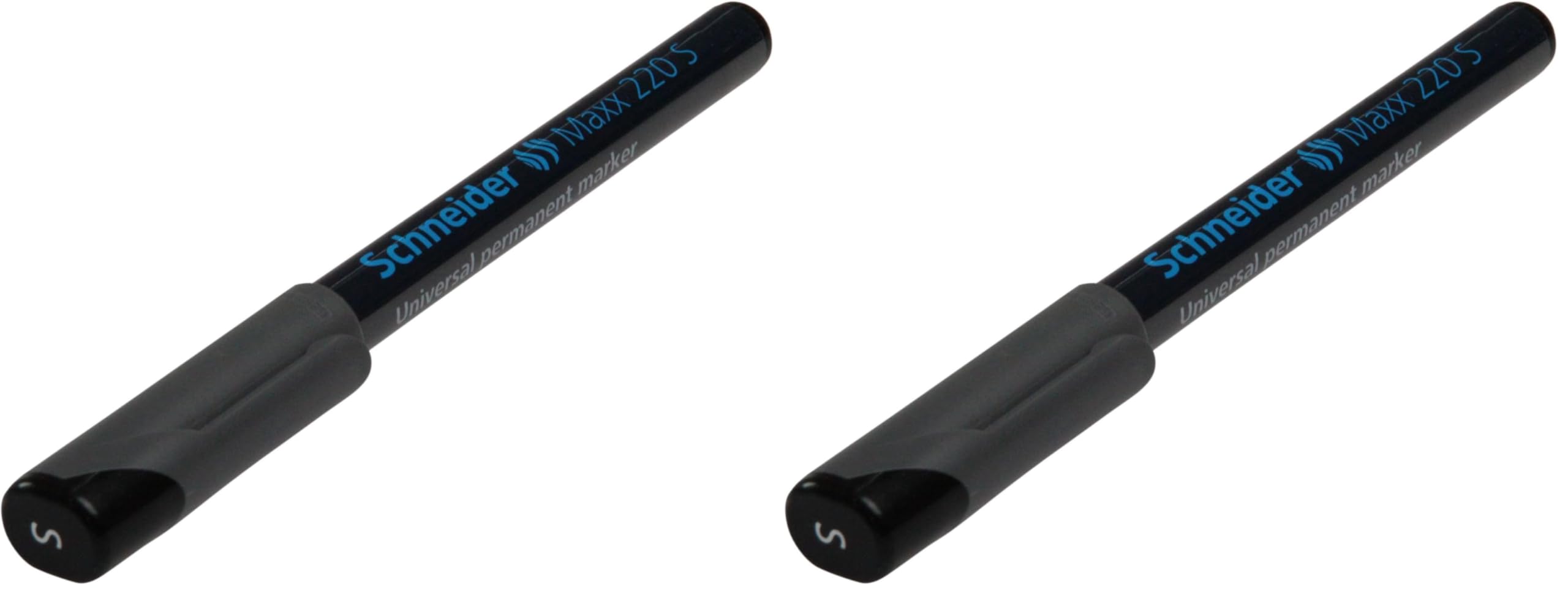 Schneider alıcının Universalmarker kalıcı Maxx 220 S 0,4 mm Siyah (2 paketi)