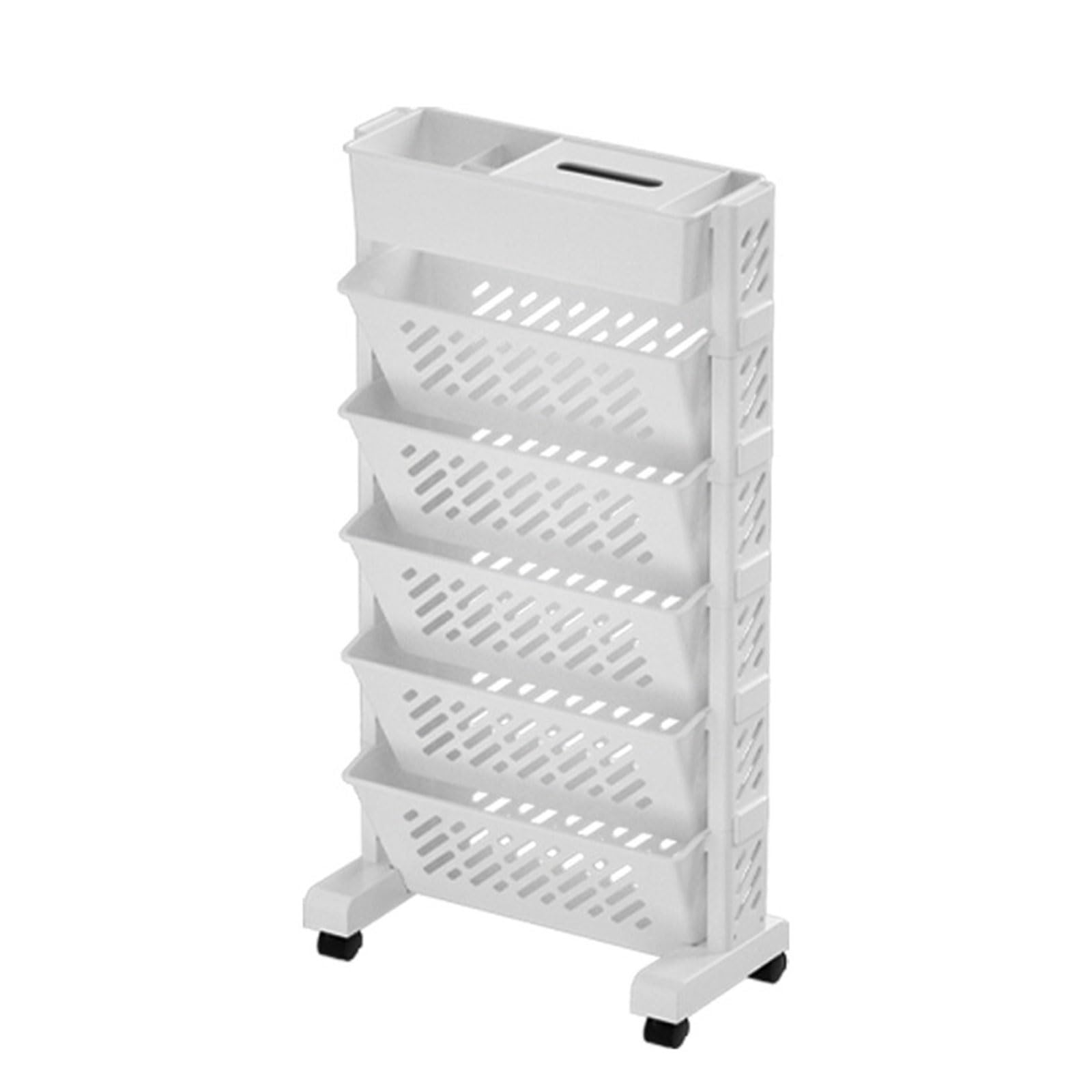 Kalttoy Sturdy Bookshelf with Customizable Spaces Storage Rack Home Accessory for Organized Homes and Offices Supplies Sturdy Storage Shelf