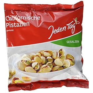 Jeden Tag Pistazien geröstet und gesalzen, 250g