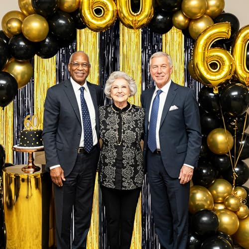 Image of BEISHIDA 2Pcs Black Gold Door Streamers Congrats Grade 2026 Decoration Backdrop Foil Fringe Tinsel Party Streamers Curtains Backdrops Birthday Graduation New Year Party Decoations(3.28 ft x 6.56 ft)