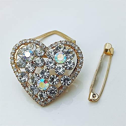 Broche de corsage à double usage pour fixer vos foulards sans les abîmer