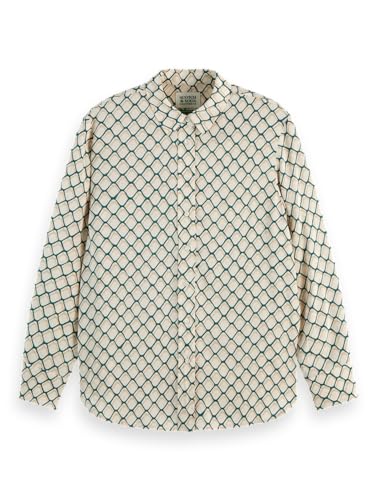 T-shirt femme Scotch & Soda imprimé coupe relax en coton fluide léger