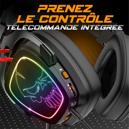 Spirit Of Gamer Draadloze Bluetooth-gaming-headset RGB | compatibel met PS5, PS4, Switch, PC & Mac | gamer-headset met microfoon ruisonderdrukking | 2,4 GHz draadloze technologie | meeslepend audio geluid 7.1 - Afbeelding 6