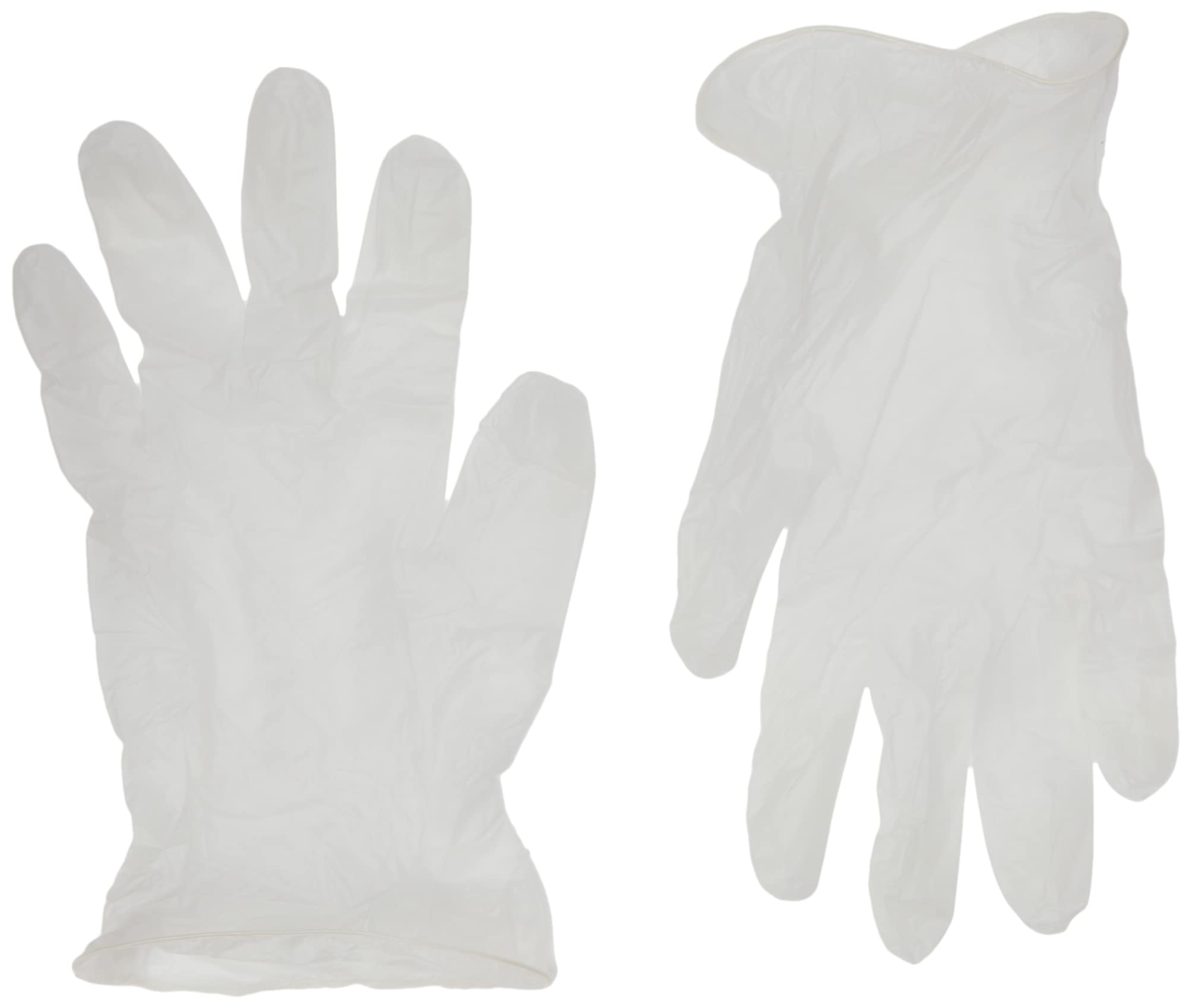 Guantes de vinilo transparentes desechables sin polvos, caja de 10*100 unidades, medianos
