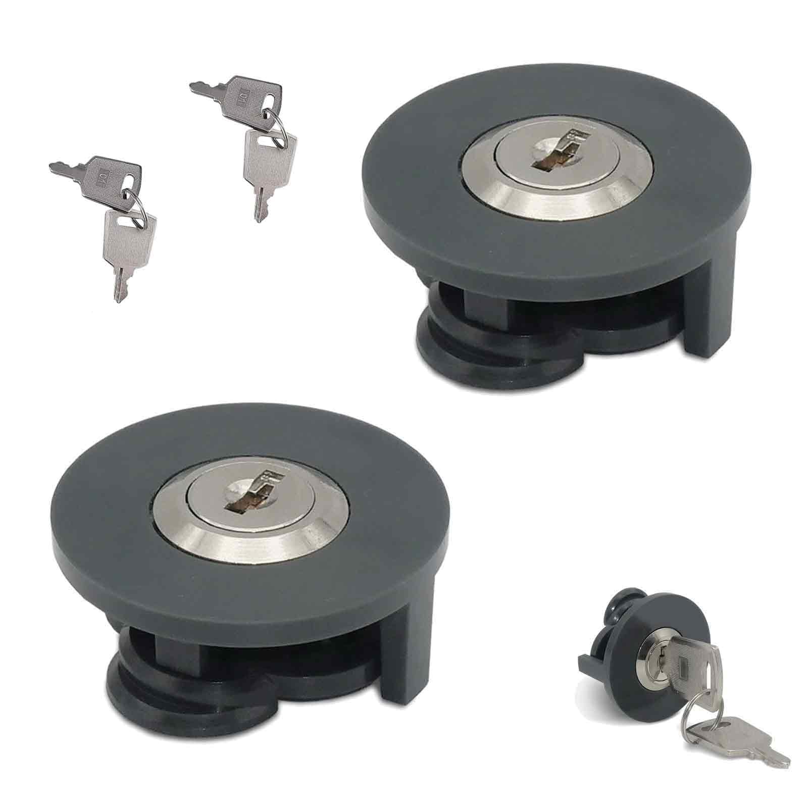 2 Stück Steckdosenschloss, Steckdosen Schutz, Lockable Steckdose Schutz, Ideal für Innen und Außenbereiche