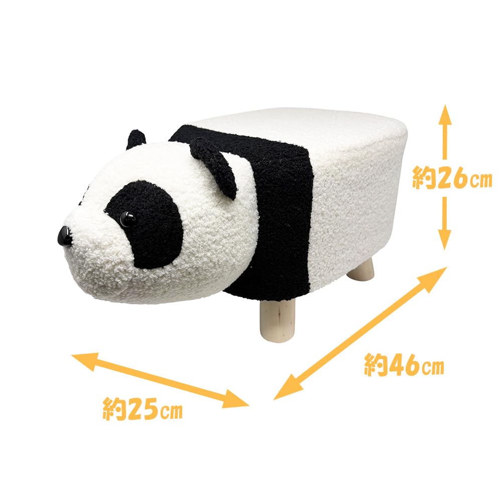Amazon｜アニマル スツール パンダ ゾウ トリケラトプス 耐荷重約60kg