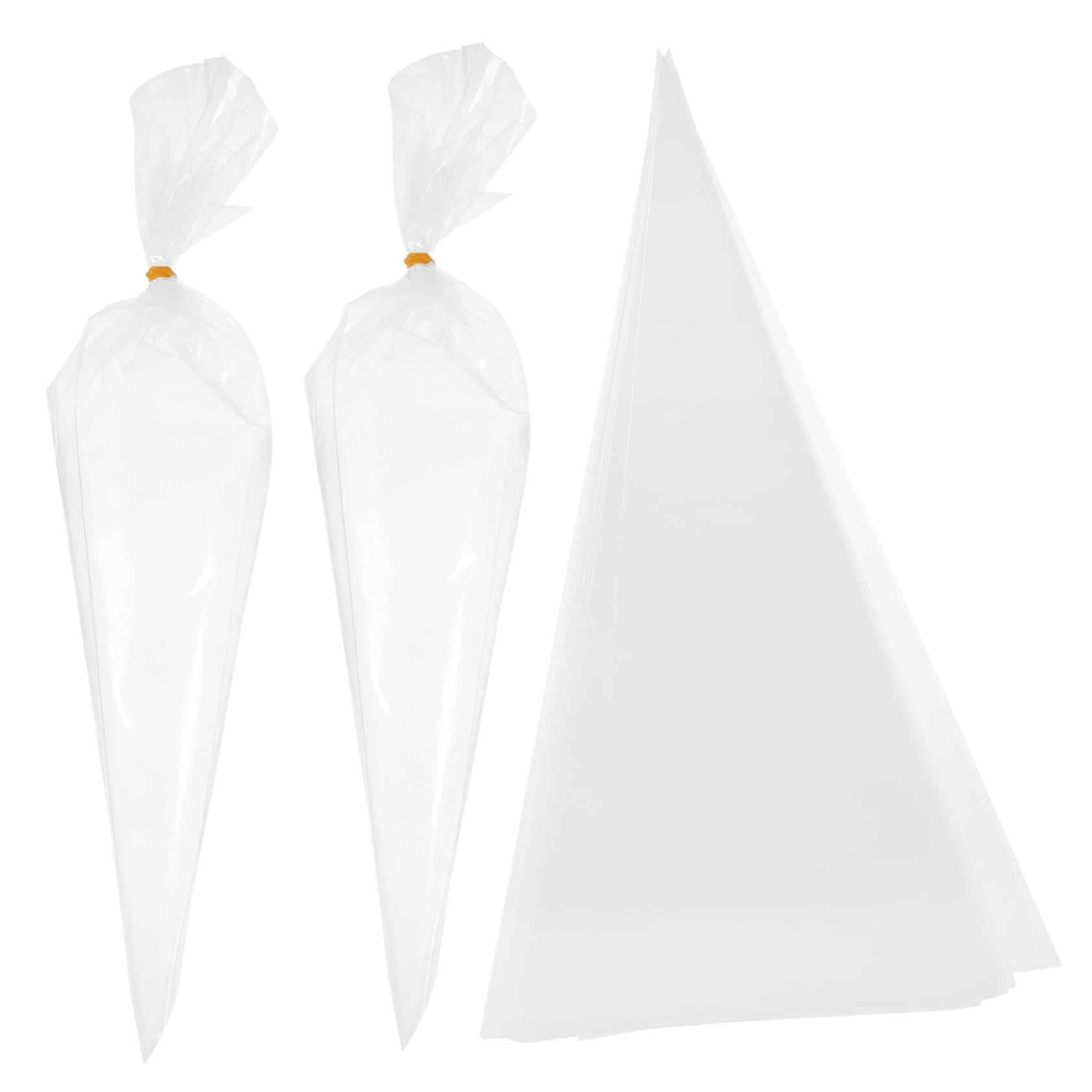 OSALADI 50pcs Construction Pointing Bag Non-slip Cement Decorating Bags Heavy Duty Cement Bag Thicken Tile Bags Grout Bag Masonry Tools Tile Sealer Bag Disposable Float Work White