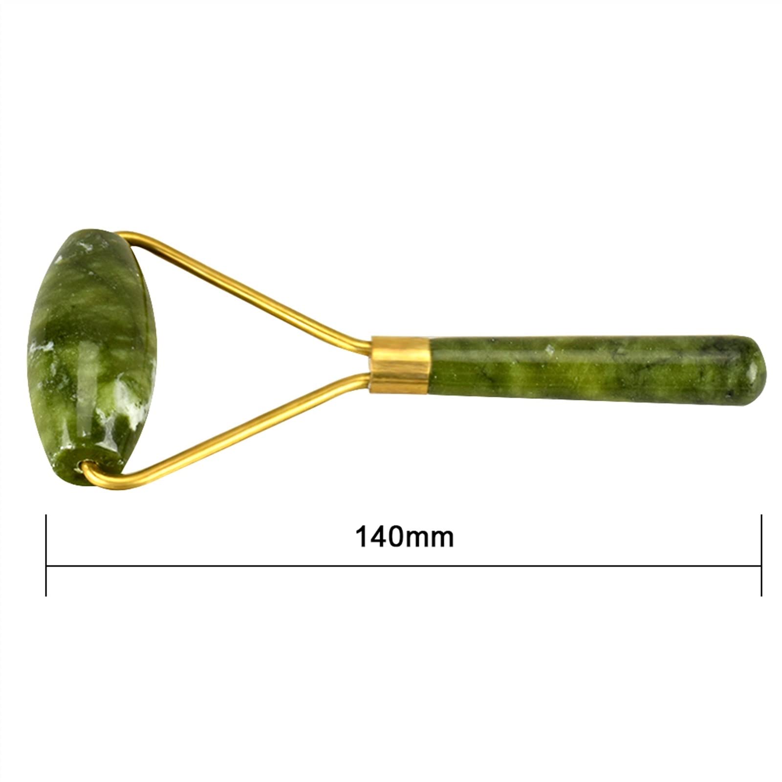 MOBYAT Masajeador de Rodillos de Jade del Sur, Cuidado de la Piel, Arrugas, raspado de Piedra, Herramientas curativas de Cristal, 1 Uds.