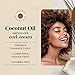 Oliology Coconut Oil Curl Cream - Defines & Enhances Curls & Waves | Botanically Infused | Conditions & Reduces Frizz | Made in USA, Cruelty Free & Paraben Free (8.5oz)