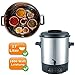 Produktbild Elektrischer Edelstahl Einkochtopf mit Zapfhahn, 27L. Kessel, Einweckkochtopf, regelbarer Thermostat optimal als Glühweintopf oder für heißen Kakao