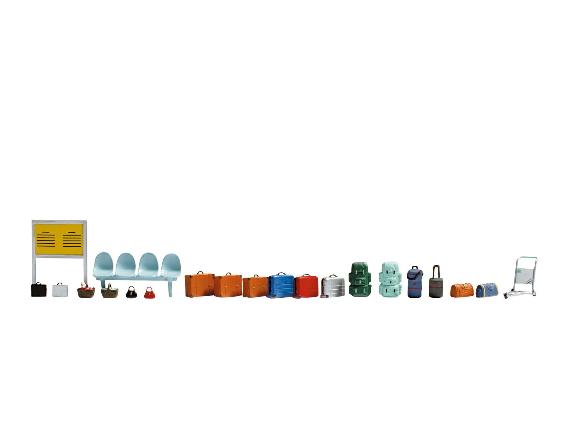 Noch 14810 HO Scale Scenic Accessory Sets Train Station