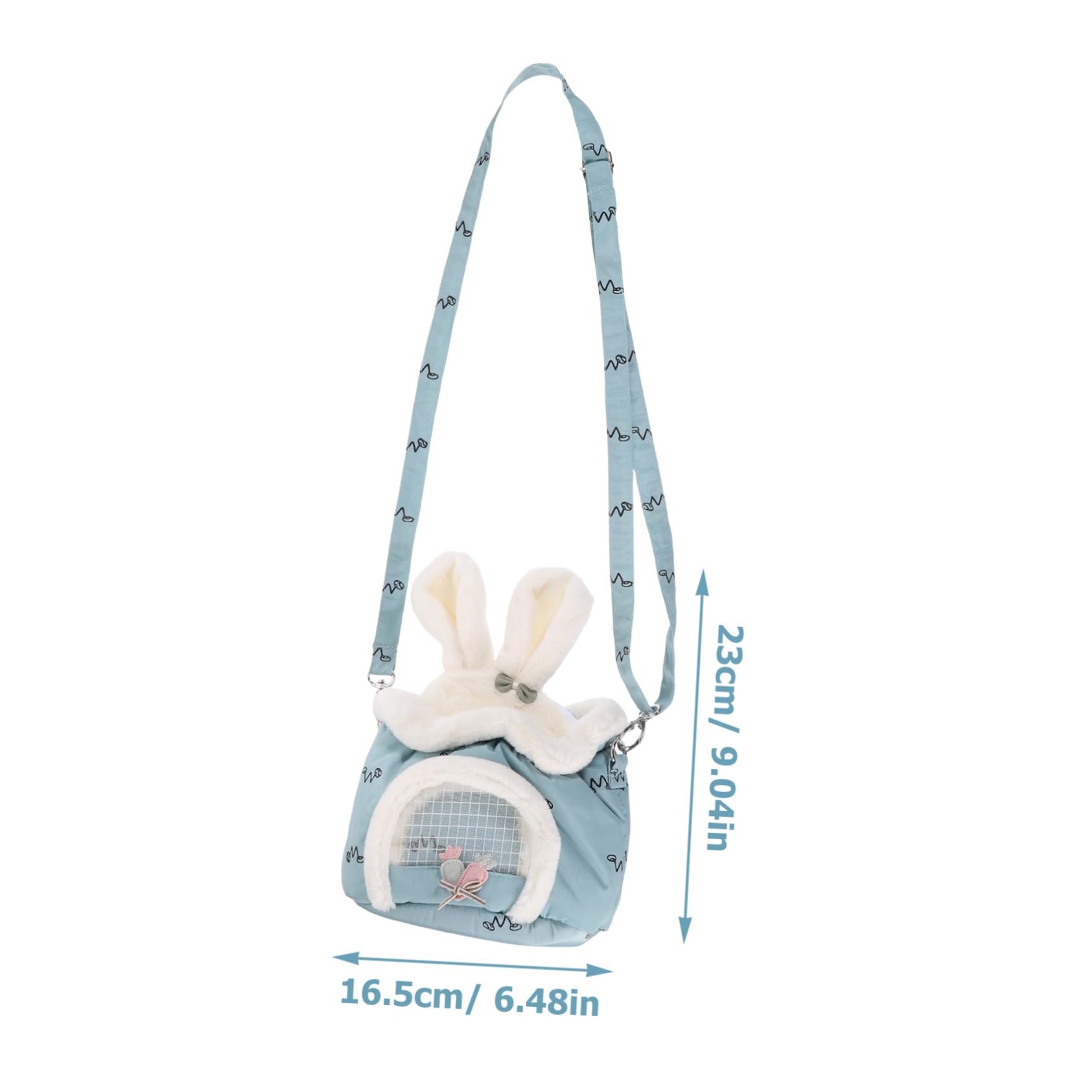 ifundom Portable Travel Hamster Carrier Bag Breathable Pet Pouch for Animals Lightweight Design with Safety Buckle for Guinea Pigs and Bunnies Stylish Comfortable Travel