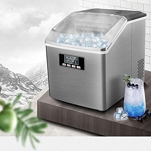 Máquina de Hielo Cubos Cuadrados 25Kg en 24Hrs miniatura 2