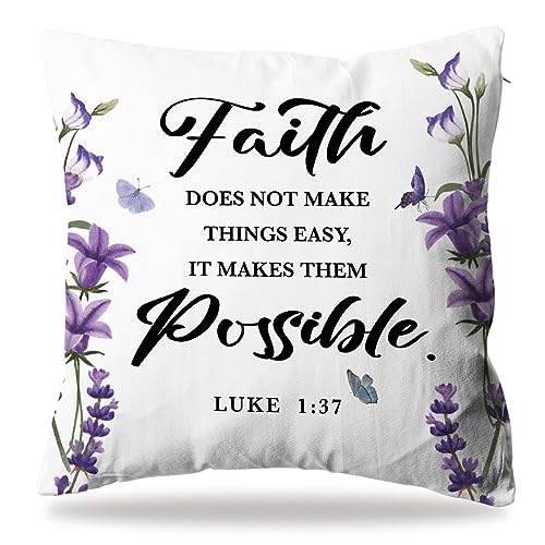 Fundas de almohada con versículos bíblicos, regalos cristianos, r...