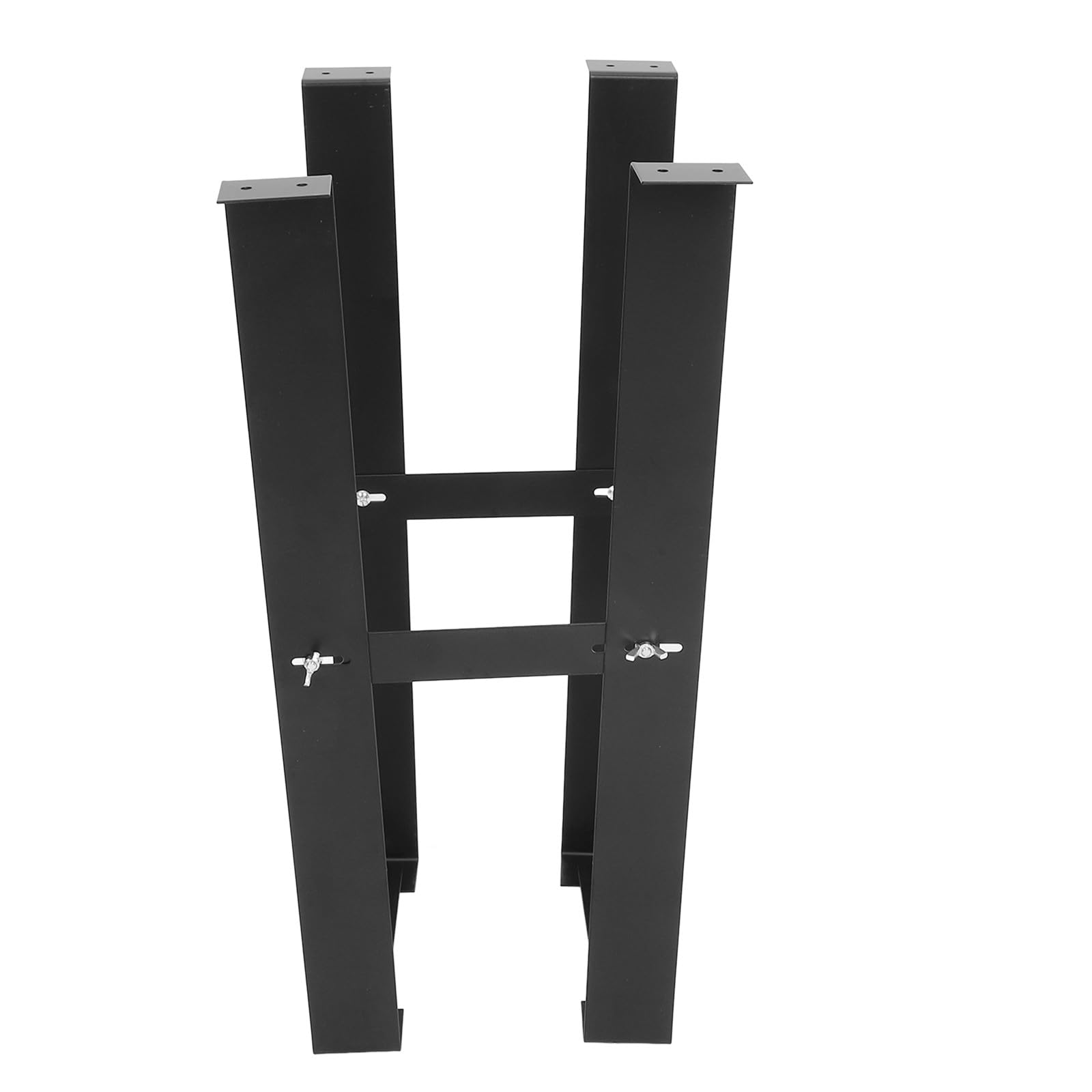GALPADA Soporte al o Ajustable Torre en Ordenador para Acero Negro Carbono Altura y Ancho Regulables para Montaje del Debajo Escritorio Oficina Taller