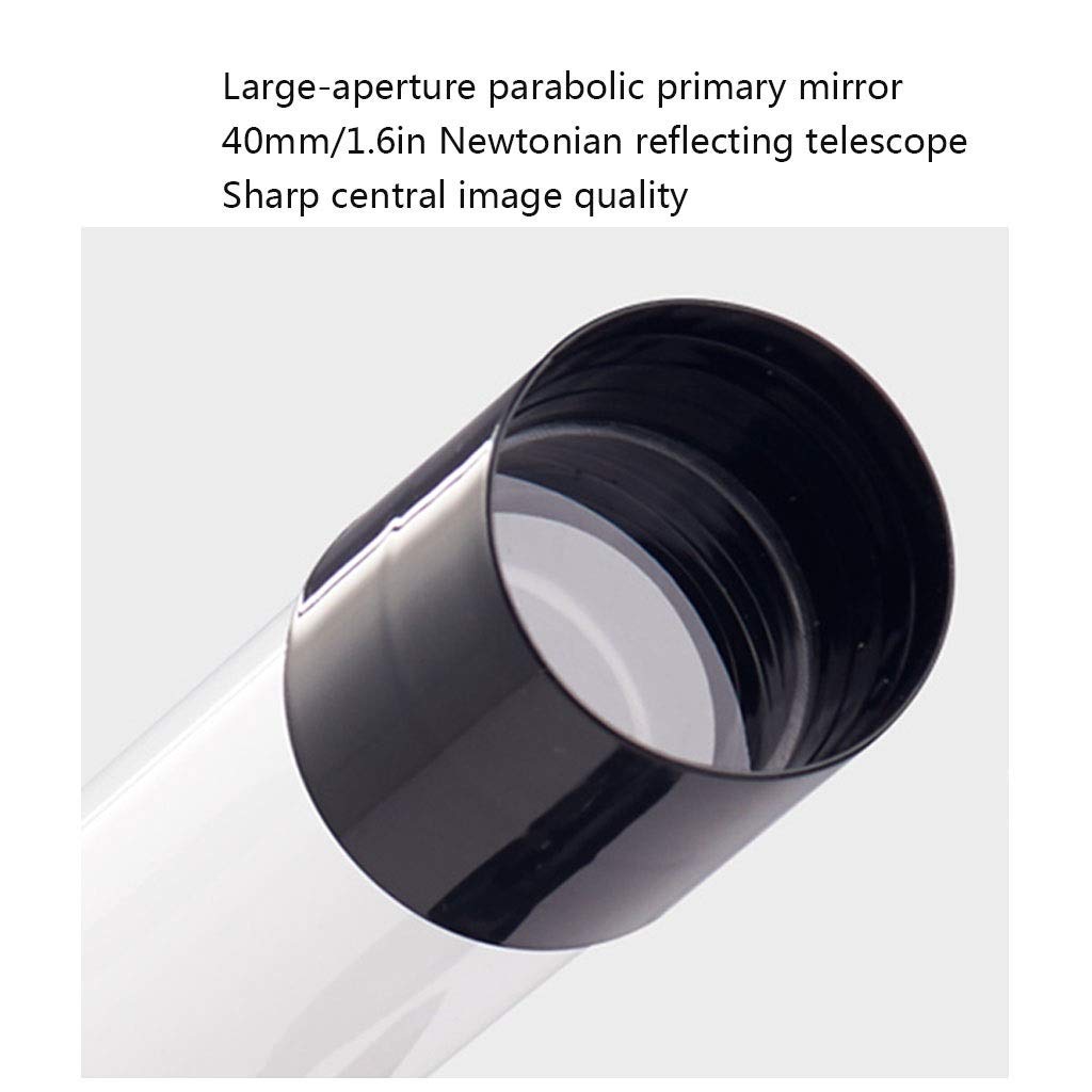 Telescopio para Principiantes para Adultos para niños, Elemento óptico con Revestimiento Multicapa Completo, telescopio Refractor astronómico portátil con trípode Ajustable