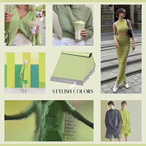 Image of Metronic Large Poly Mailers 19x24 100Pcs, Strong Adhensive Shipping Bags for Clothing, Waterproof Mailers Bags for Small Business, Shipping Envelopes, Tear-resistant Packing Bags in Avocado Green