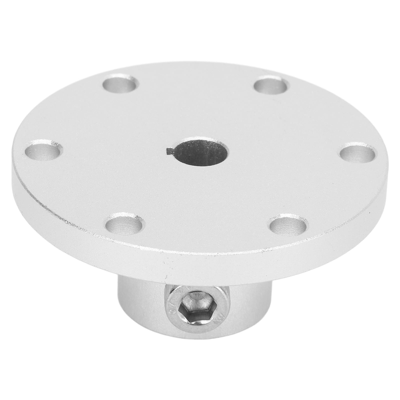 Wellenkupplungs Motoranschluss, 8 mm Flanschwellenkupplung, Aluminiumlegierung, Starre Flanschführung, Wellenkupplungs Motoranschluss mit Passfedernut für 14049 Rad DIY RC
