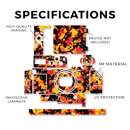 Image of Carbon Fiber Camera Skin Compatible with Sony ZV-1 Mark II (2023) - Warm Modern Camo - Premium 3M Vinyl Protective Wrap Decal Cover - Easy to Apply | Crafted in the USA by MightySkins