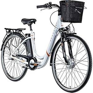 Zündapp E-Bike Z510, elektrische fiets met terugtraprem, 28 inch, e-bike, voor dames en heren, 3 versnellingen…