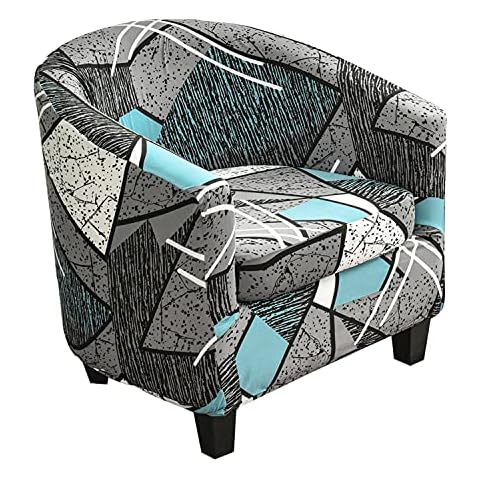 NLCYYQ 2-piece Tub Chair Covers, Armchair Slipcovers Stretch, DustProof Slipcover Universal Tub Chair Protector Cover Decoration (Gray) Cover
