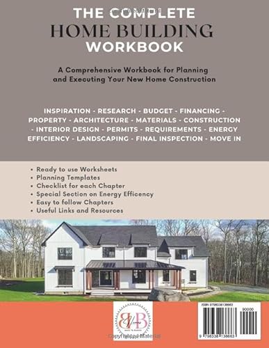 Independently Published Karner, Ulli The Complete Home Building Workbook: Building Your Dream Home thumb #1