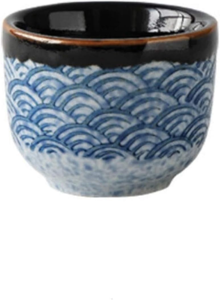Sake Wine Set, Wine Glass,Ceramic 40Ml Sake Cup 240Ml Pot Japan Style Haibo Sake Wine Set Wine Shochu Jug Spirits Distilled Liquor Household Wine Drinks,Home Decor/1Pot(1cup)