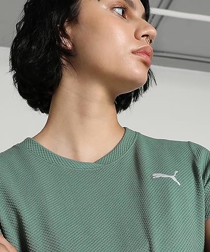 Image of PUMA Women Cotton Regular Fit T-Shirt