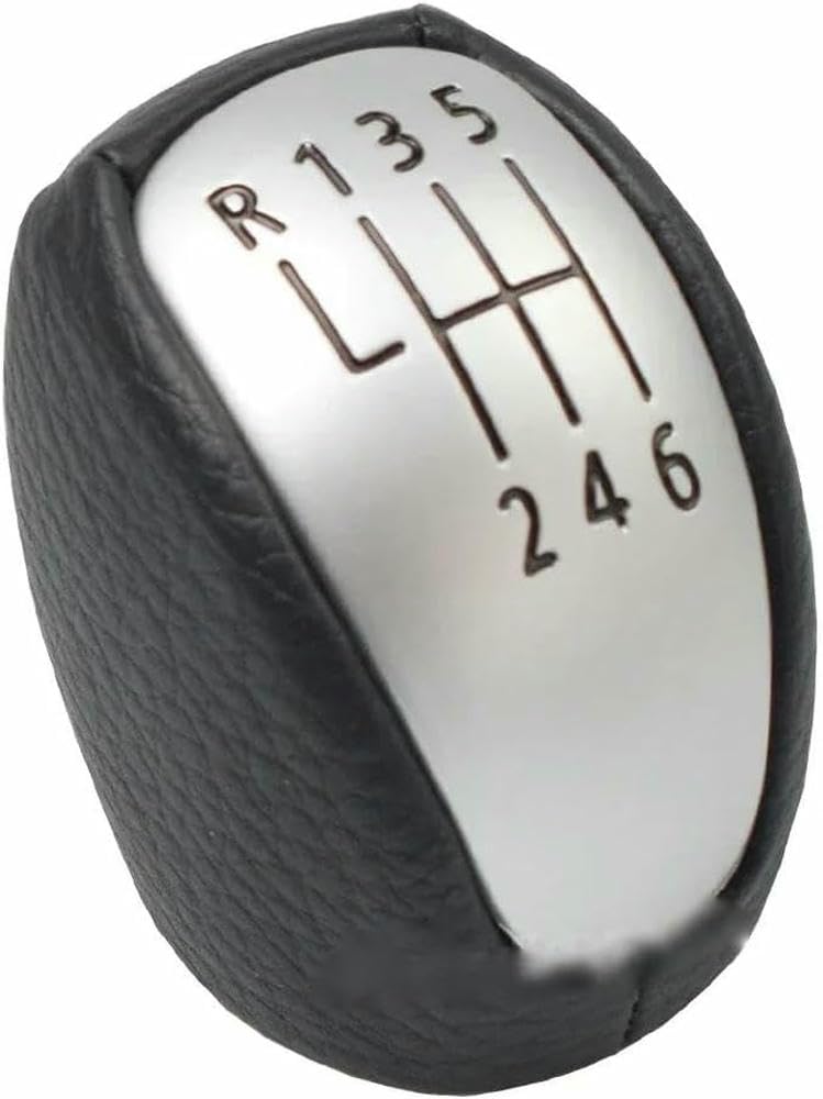 GZNBB Car 5/6 Speed Car Manual Gear Shift Knob Shifter Lever Accessories, for Renault Laguna III MK3 2007-2014
