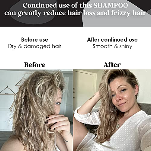 Biotin Vitamin Shampoo For Hair Growth, Aloe Vera & Cucumber With Pro Vitamin B, B THE PRODUCT 8.5oz - Thumbnail 6