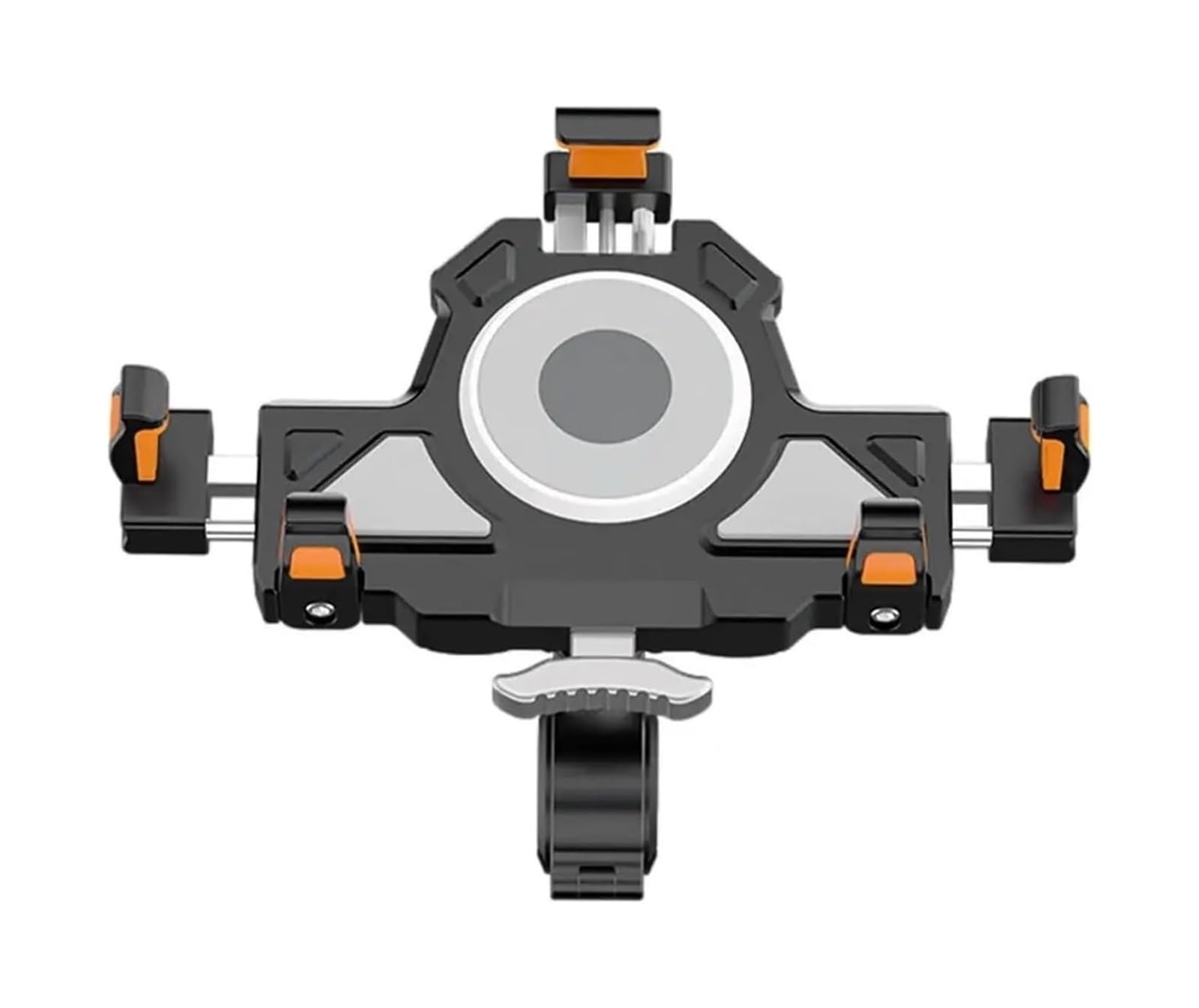 Soporte de navegación para teléfono móvil GPS Navegación Soporte Bicicleta Teléfono Resistente Motocicleta Patinete Manillar Bloqueo Botón Montaje