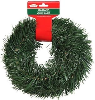 ArgustZa Christmas House 15 FT Wired Holiday Green Pine Garland Decor
