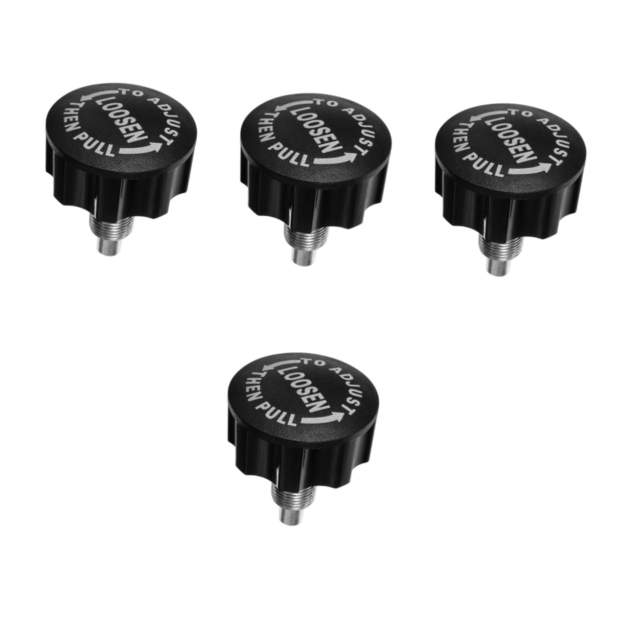 SUPVOX 4pcs Fitness Pull Pin Replacement Part for Exercise Bikes Height Screw Knob