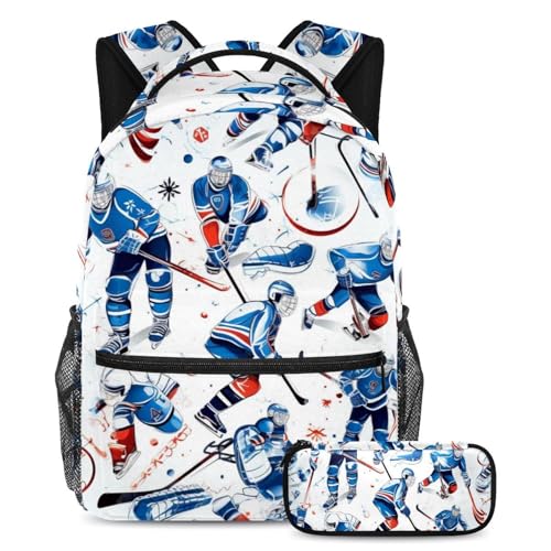 Sac à dos enfants grande capacité résistant pour l'école avec trousse de rangement