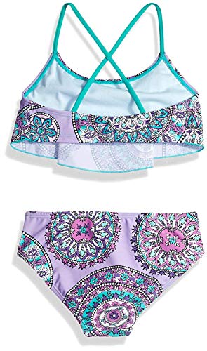Image of Kanu Surf Girls Cindy Flounce Bikini Beach Sport 2 Piece Swimsuit